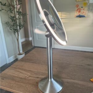 Silver Modern Vanity Mirror for Bath